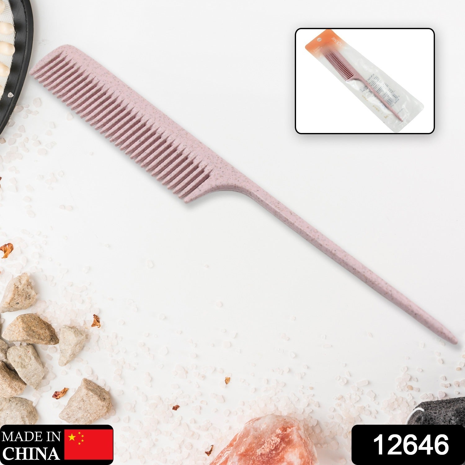 Barber Comb, Lightweight Plastic Comfortable Hair Comb Durable for Bathroom for Salon, Hair Comb Beauty Tool Use For Men & Women (1 Pc) Barber Comb, Lightweight Plastic Comfortable Hair Comb Durable for Bathroom for Salon, Hair Comb Beauty Tool Use For Men & Women (1 Pc)
